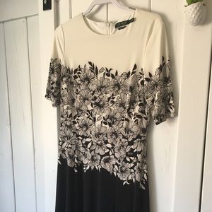 Ralph Lauren floral black/white shirt sleeve
